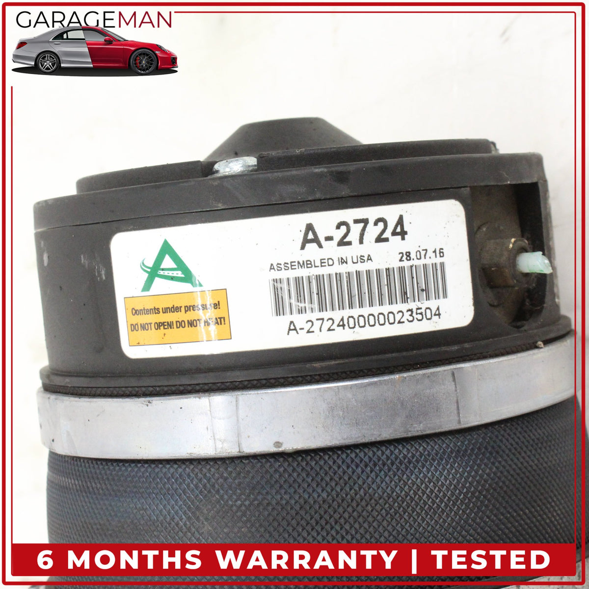 2003-2011 Mercedes W219 CLS500 Rear Left or Right Air Suspension Bag Shock OEM