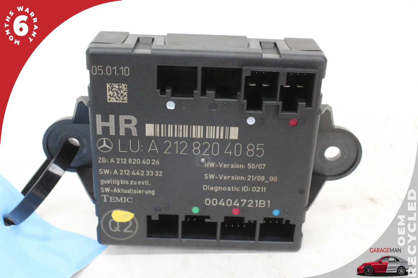 2008-2015 Mercedes W204 C300 Rear Right Side Door Control Module 2128204085 OEM