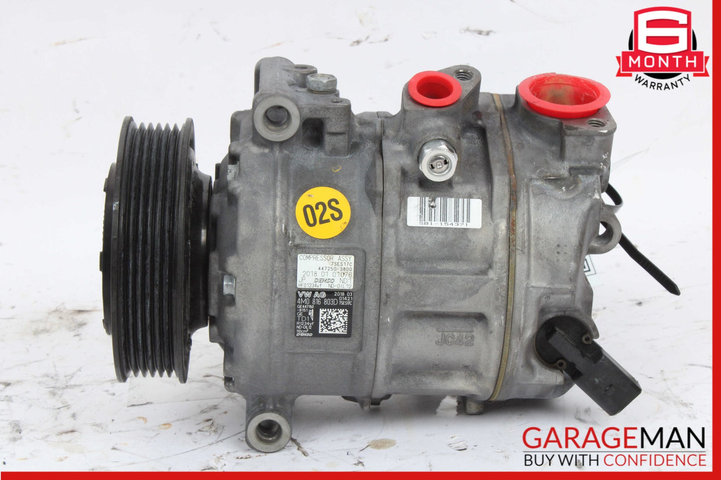2017-2024 Audi Q7 AC A/C Air Conditioning Compressor 4M0816803D OEM