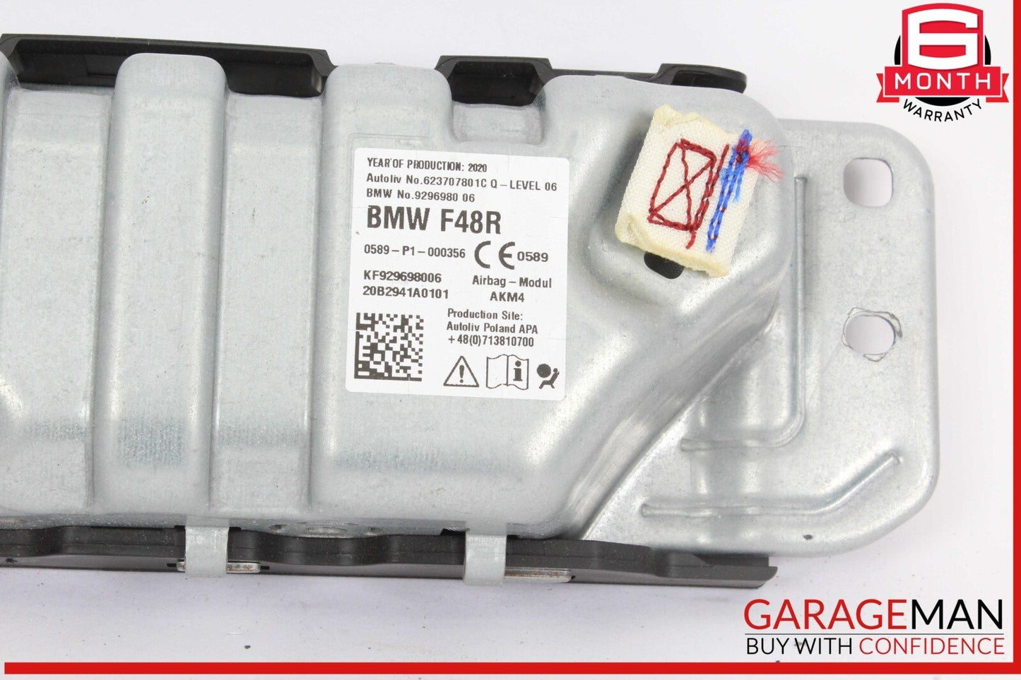 16-22 BMW X1 Front Right Passenger Side Dash Dashboard Knee Airbag Air Bag OEM