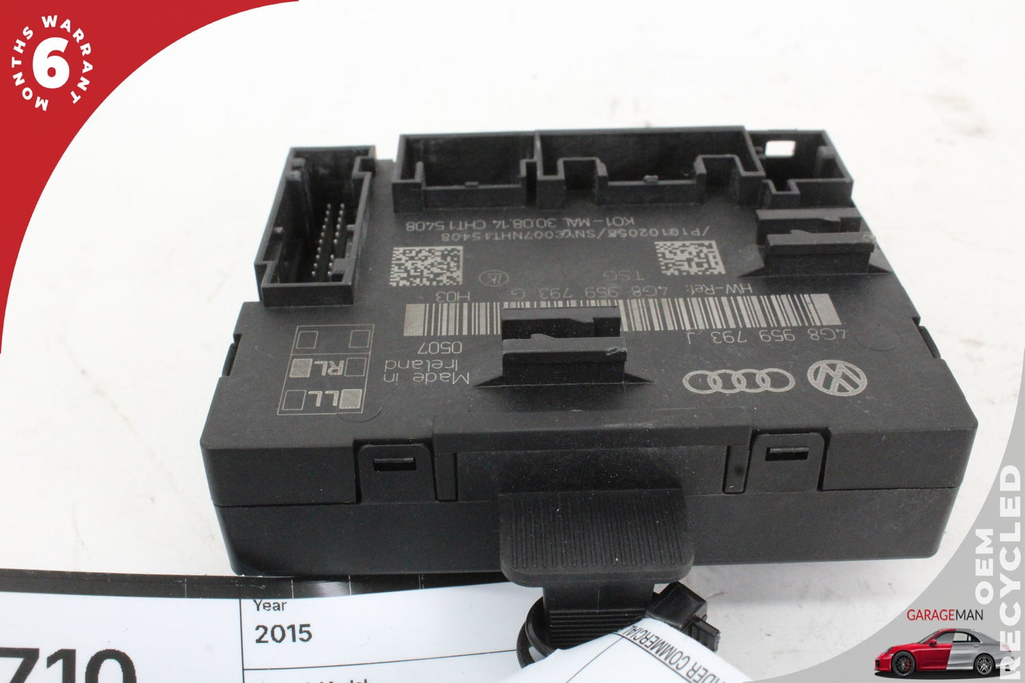 2012-2018 Audi A6 A7 Front Left Side Door Control Module 4G8959793C OEM