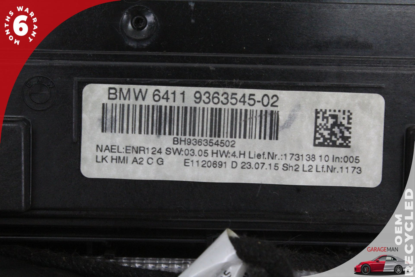 12-18 BMW 320i F30 Sedan Audio Radio Receiver Player 61319363497