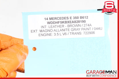 12-17 Mercedes-Benz E350 W212 Front Sub Frame Subframe Engine Crossmember 2046280657