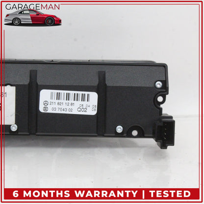 2006-2011 Mercedes W219 CLS550 Hazard Light Door Lock Control Switch Panel OEM