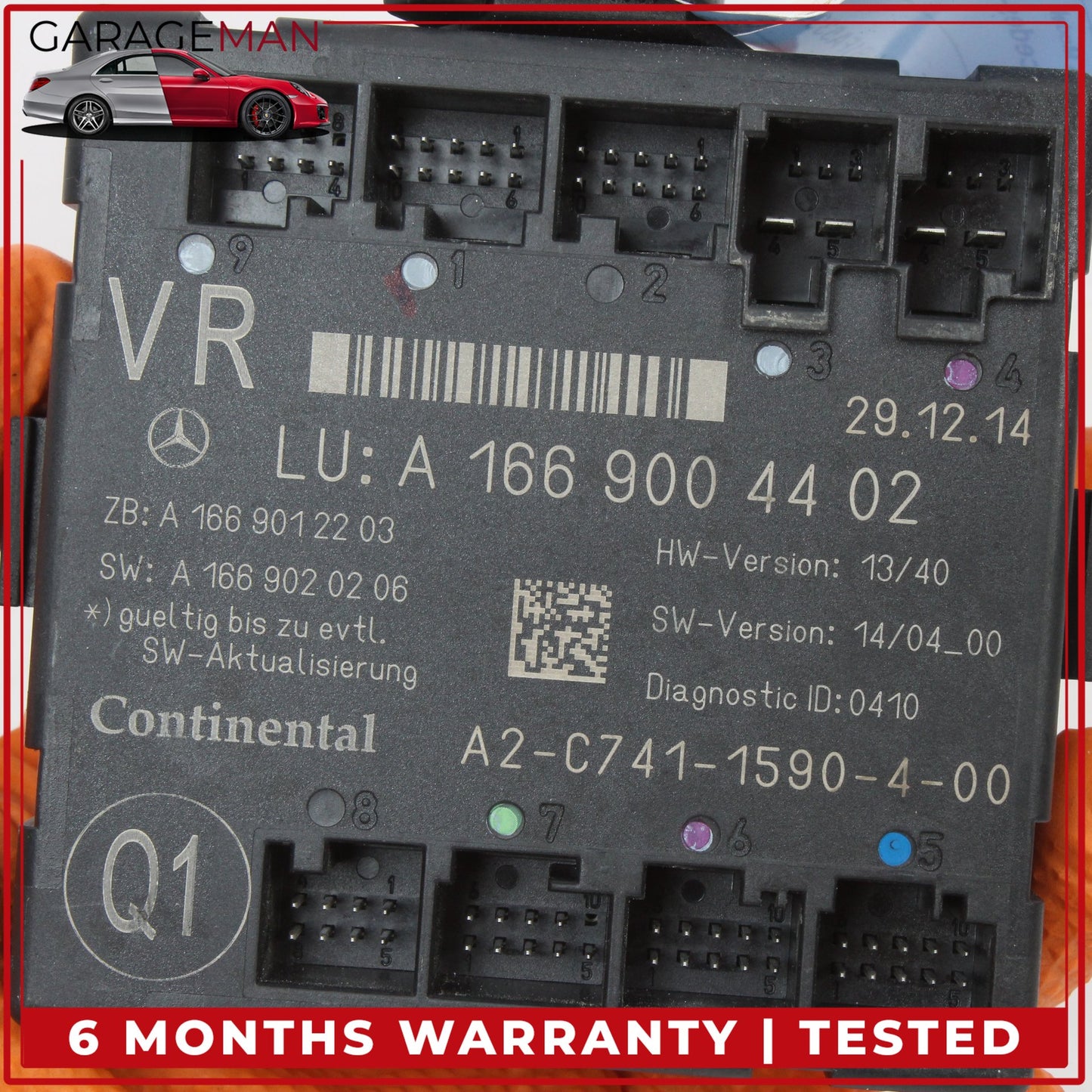 2012-2020 Mercedes W166 ML350 Front Right Door Control Module 1669000618 OEM