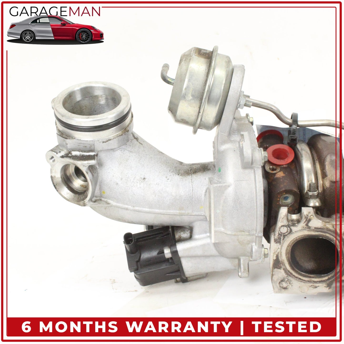 2017-2020 Mercedes W213 E400 M276 Right Turbocharger Turbo Charger Manifold OEM