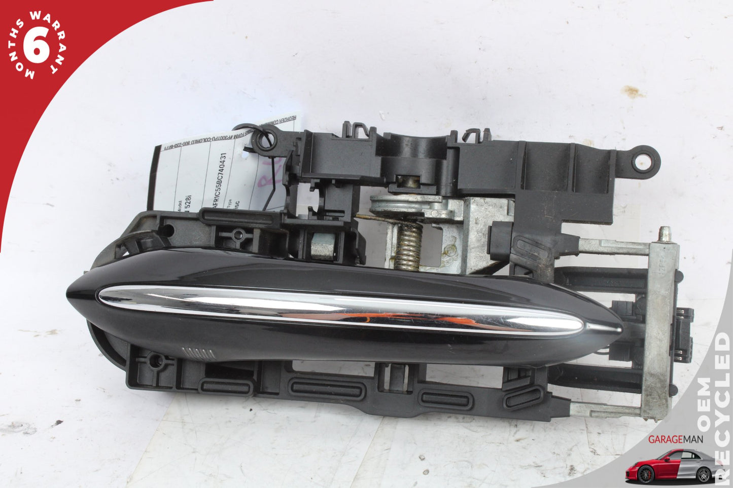 2011-2016 BMW 528i 550i Rear Left Driver Side Exterior Door Handle Black OEM