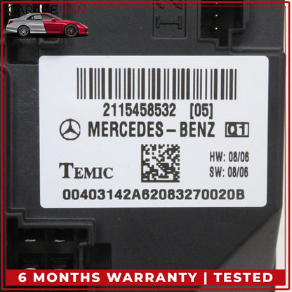 2006-2011 Mercedes W219 CLS550 BCM Body Control Module Unit 2115458532 OEM