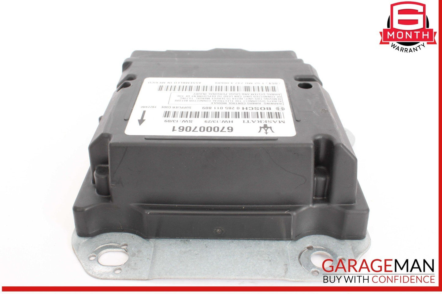14-17 Maserati Ghibli Airbag Air Bag Control Module Unit 670007061 OEM