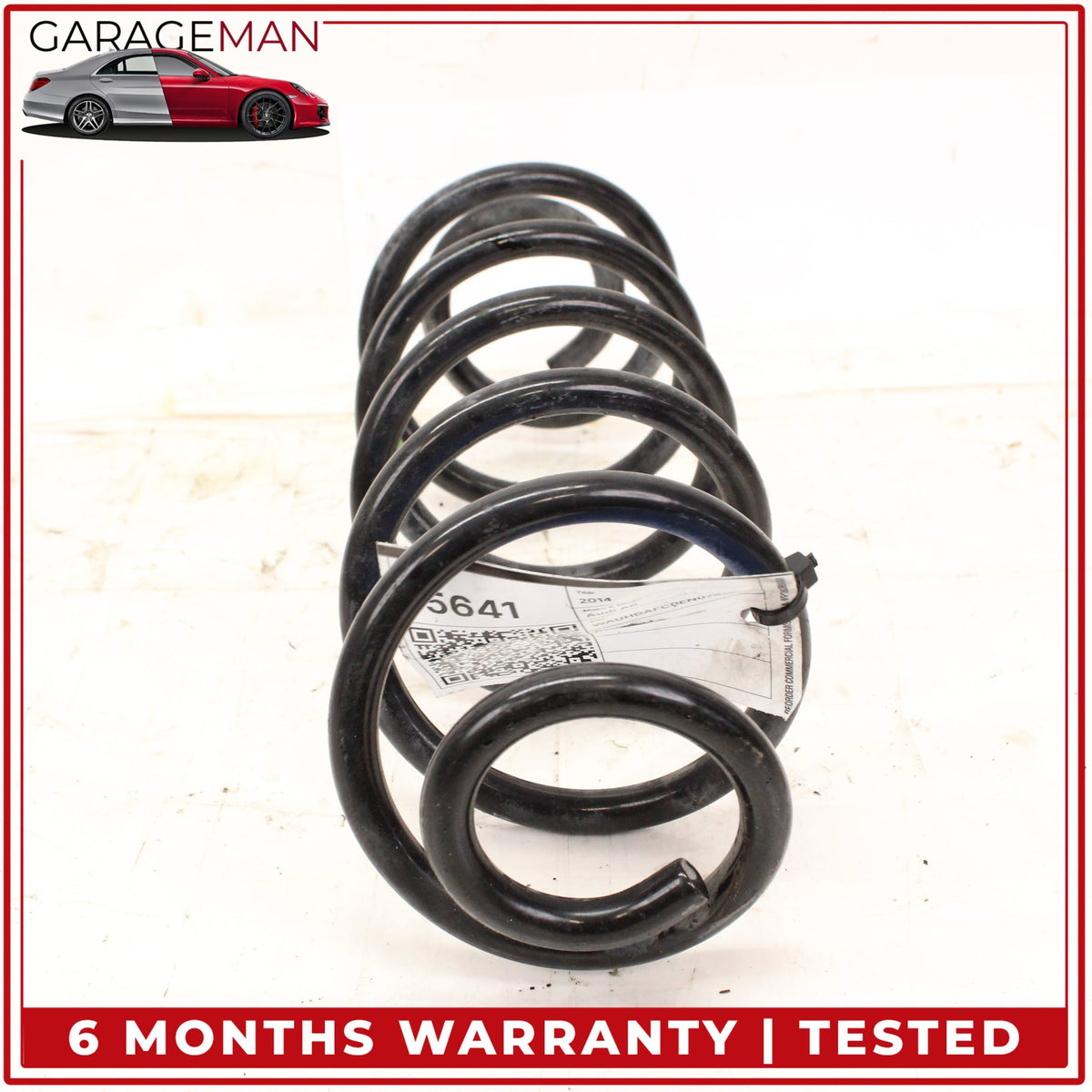 2012-2018 Audi A6 A7 Rear Left and Right Side Coil Spring Set 8K0511115 OEM