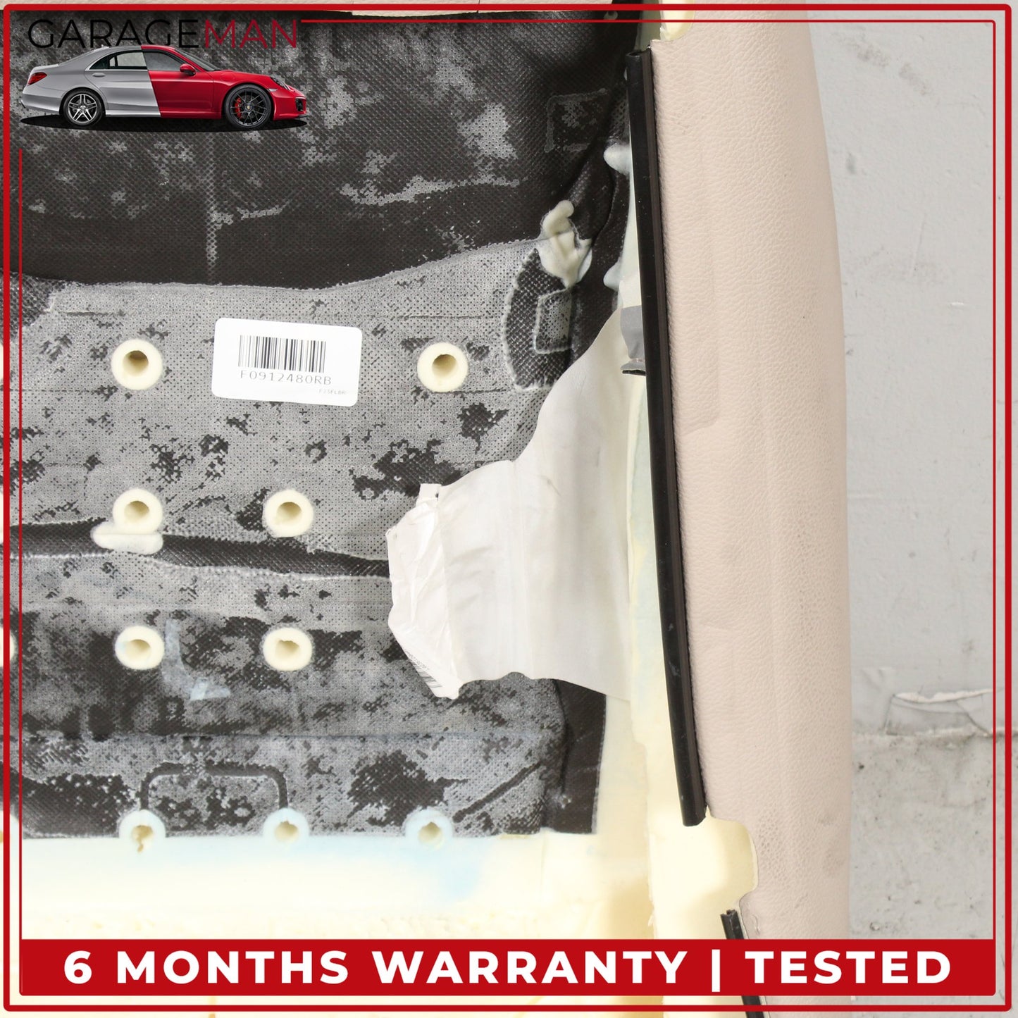 2011-2018 BMW X3 X4 Front Right Passenger Side Top Upper Seat Cushion Beige OEM
