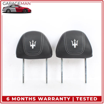 2013-2018 Maserati GranTurismo M145 Coupe Rear Left and Right Side Headrest OEM
