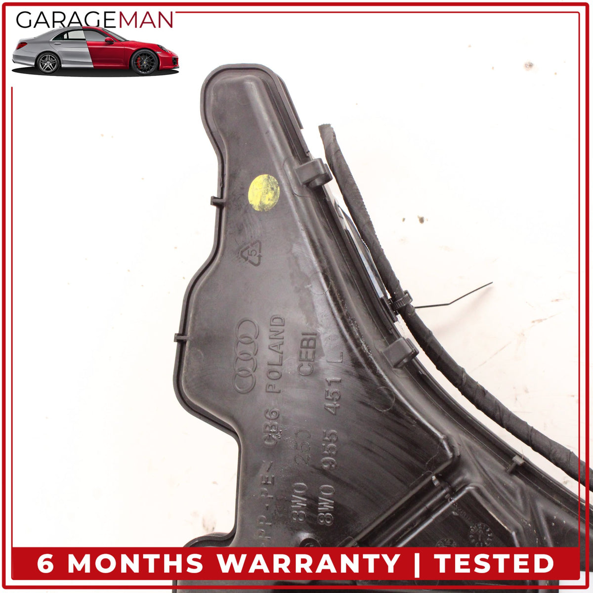 2017-2025 Audi A4 S4 Windshield Washer Fluid Reservoir Tank 8W0955451L OEM