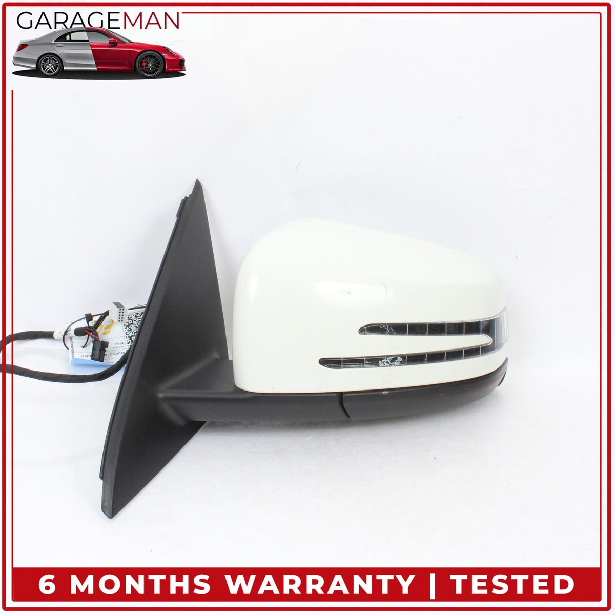 2015-2020 Mercedes X156 GLA250 Left Side Door Rear View Mirror w/ Blind Spot OEM