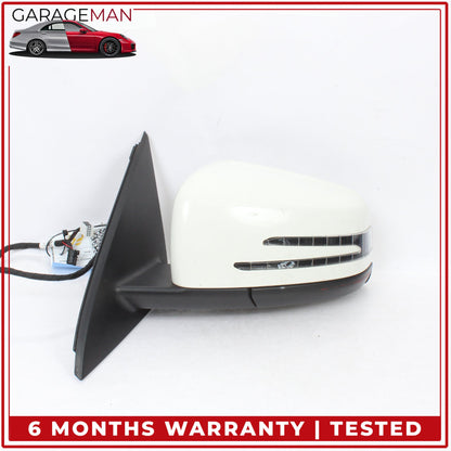 2015-2020 Mercedes X156 GLA250 Left Side Door Rear View Mirror w/ Blind Spot OEM