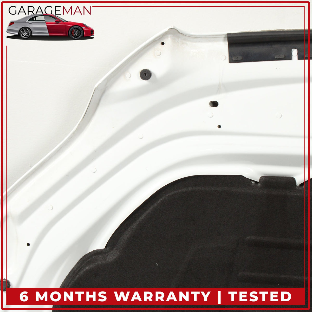 2007-2015 Audi Q7 4L SUV Front Hood Bonnet Panel Glacier White Metallic OEM
