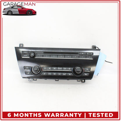 2012-2018 BMW 650i A/C AC Temperature Climate Control Panel w/ Radio Switch OEM