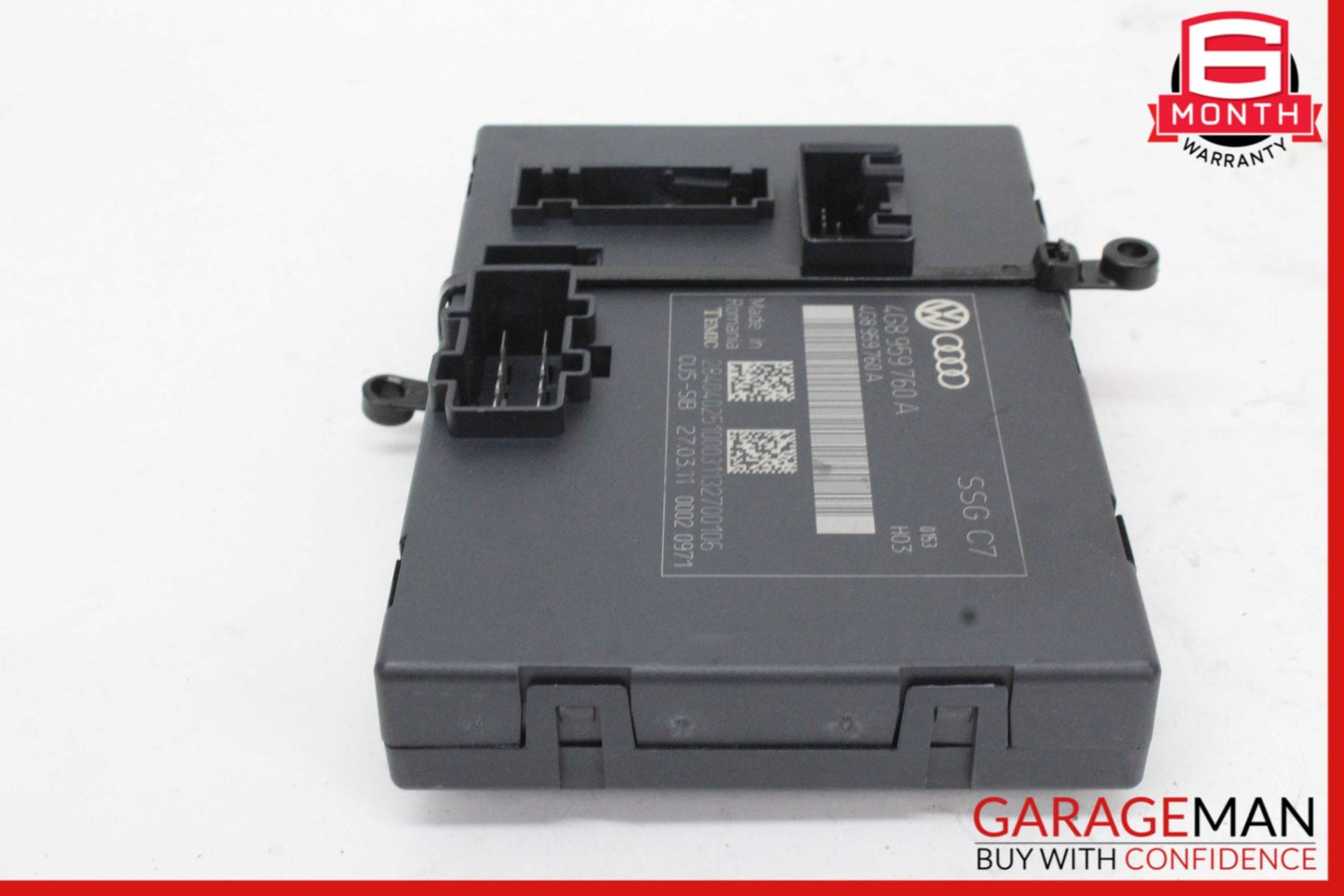 2012-2018 Audi A6 C7 Sedan Front Left Seat Control Module 4G8959760A OEM