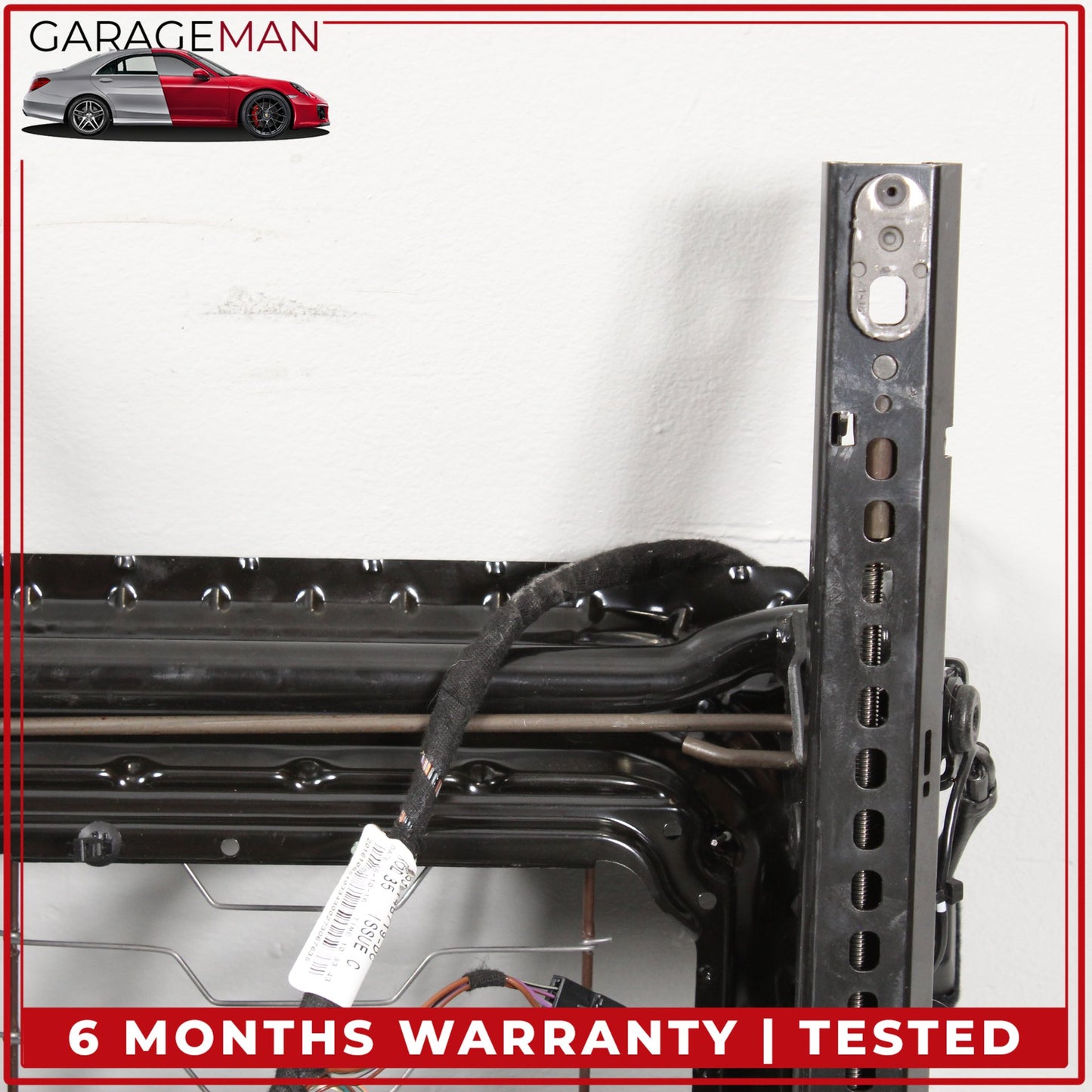 2014-2019 Jaguar F-Type X152 Front Left Side Seat Track Frame Rail w/ Motors OEM