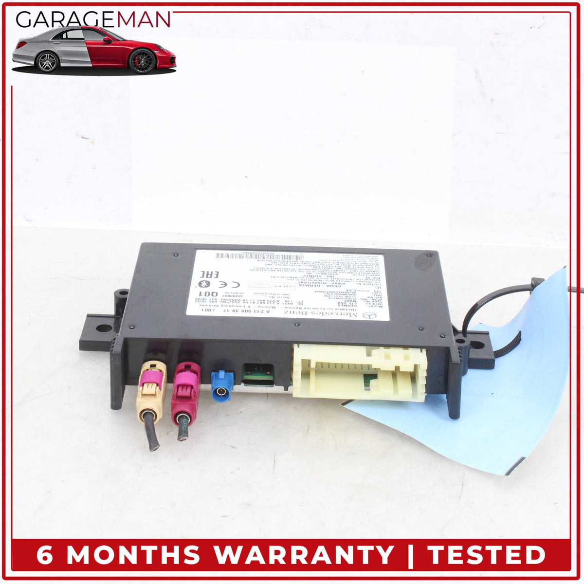 2016-2023 Mercedes W213 E300 Bluetooth Telematic Control Module 2139003917 OEM