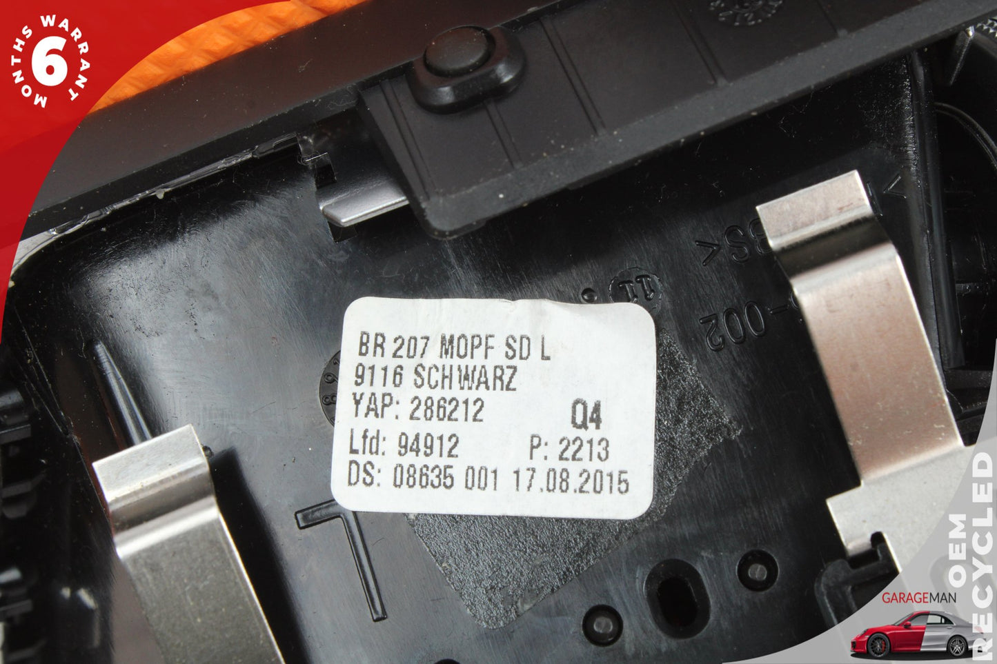2014-2017 Mercedes W207 E400 Front Left Side Dash AC A/C Air Vent 2078300100 OEM