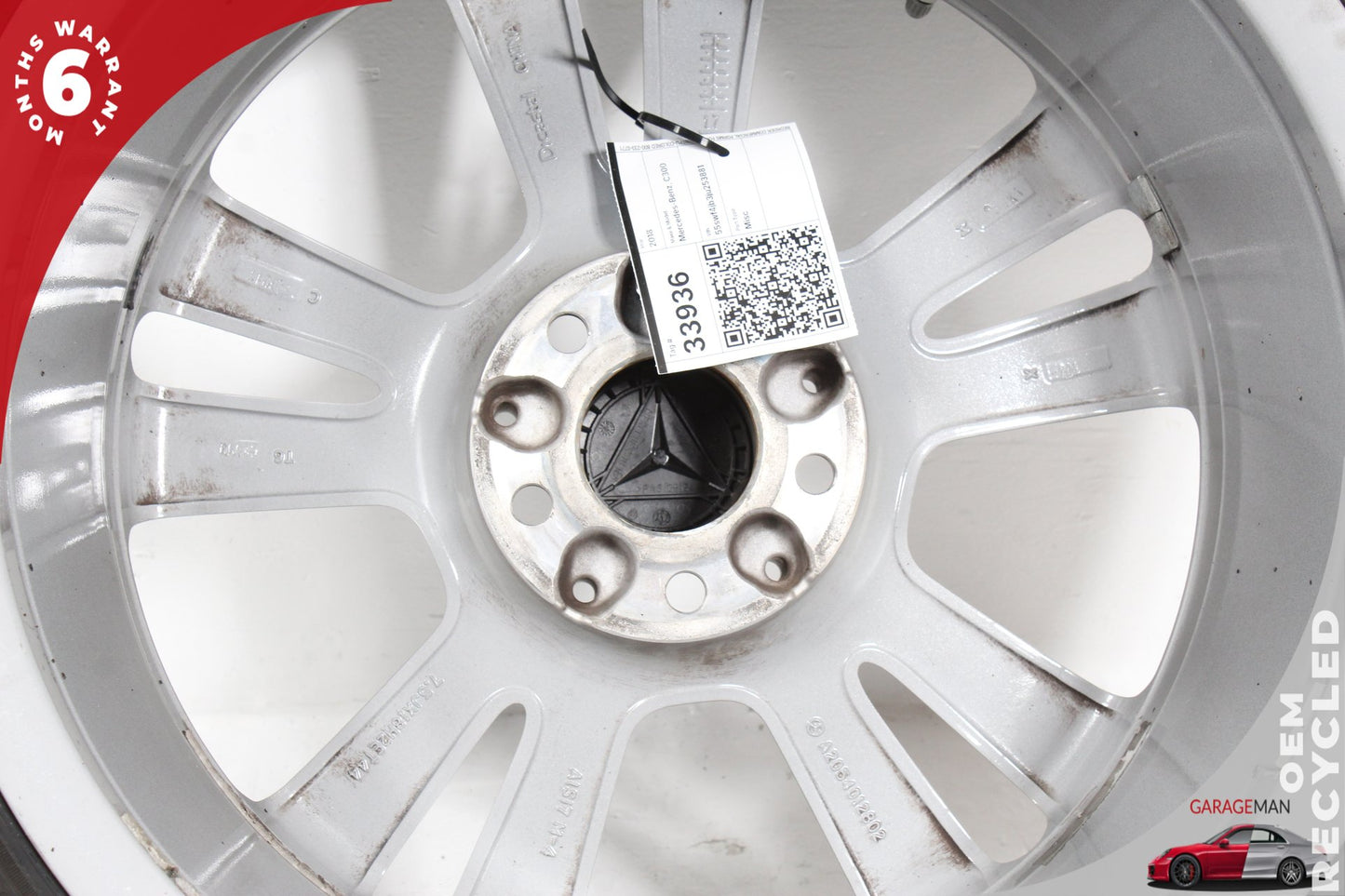 2015-2023 Mercedes-Benz C300 W205 Front Side Wheel Tire Rim 7.5Jx18H2 ET44 OEM