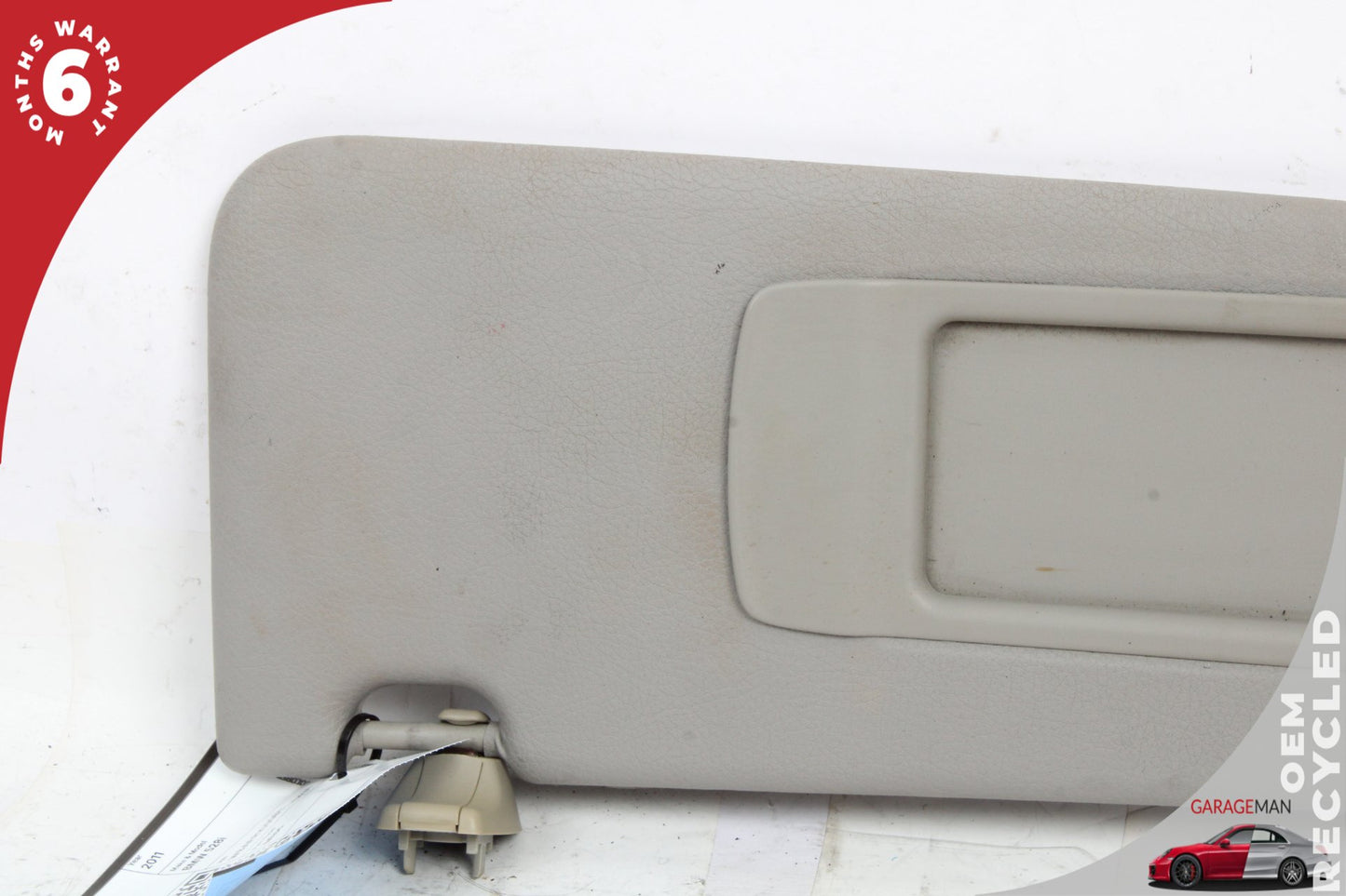 2011-2016 BMW 528i 535i F10 Front Left Driver Side Sun Visor Gray 7248861 OEM