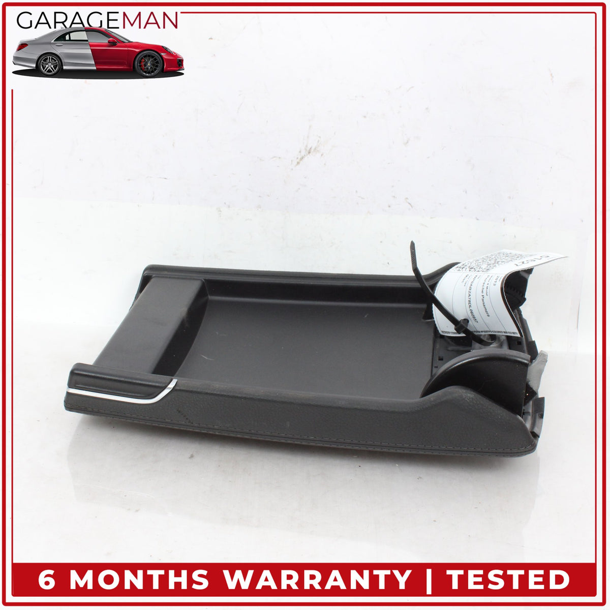 2010-2016 Porsche Panamera 970 Front Center Console Armrest Lid Cover Black OEM