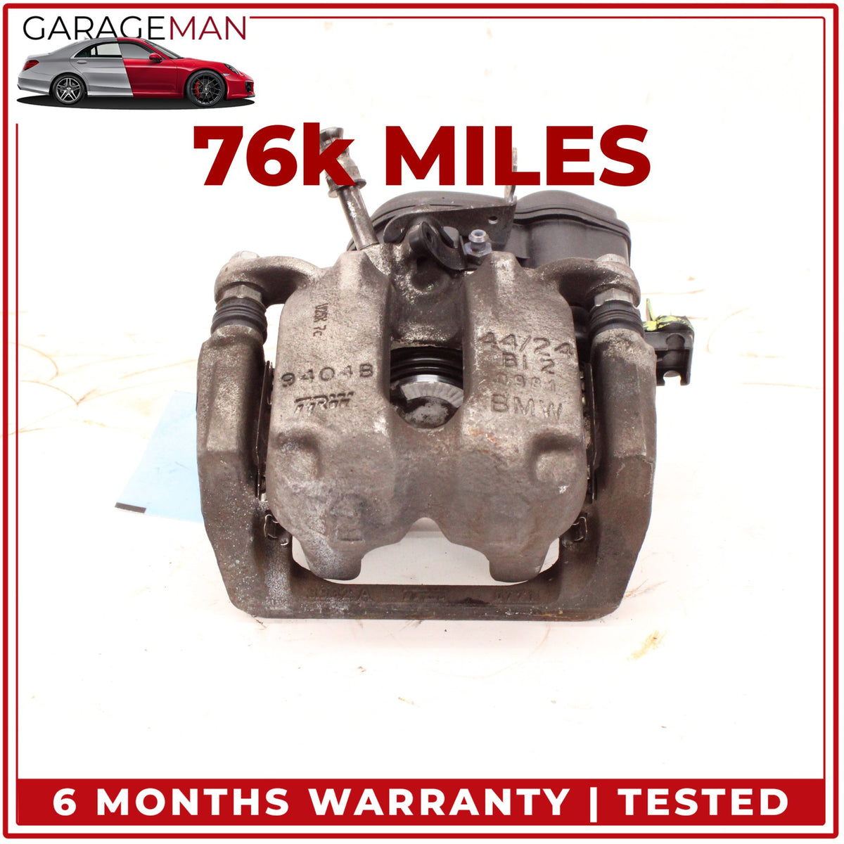 2012-2019 BMW 650i F13 Rear Right Passenger Side Brake Caliper 34217846694 OEM