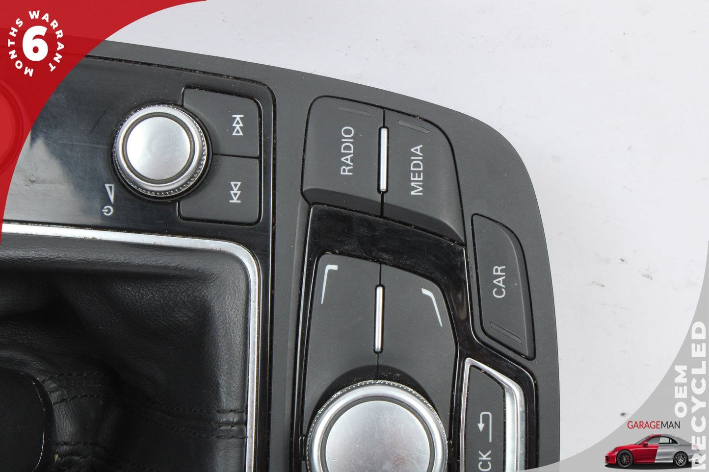 2012-2015 Audi A6 Front Center Console Switches w/ Trim &amp; Shifter Knob OEM