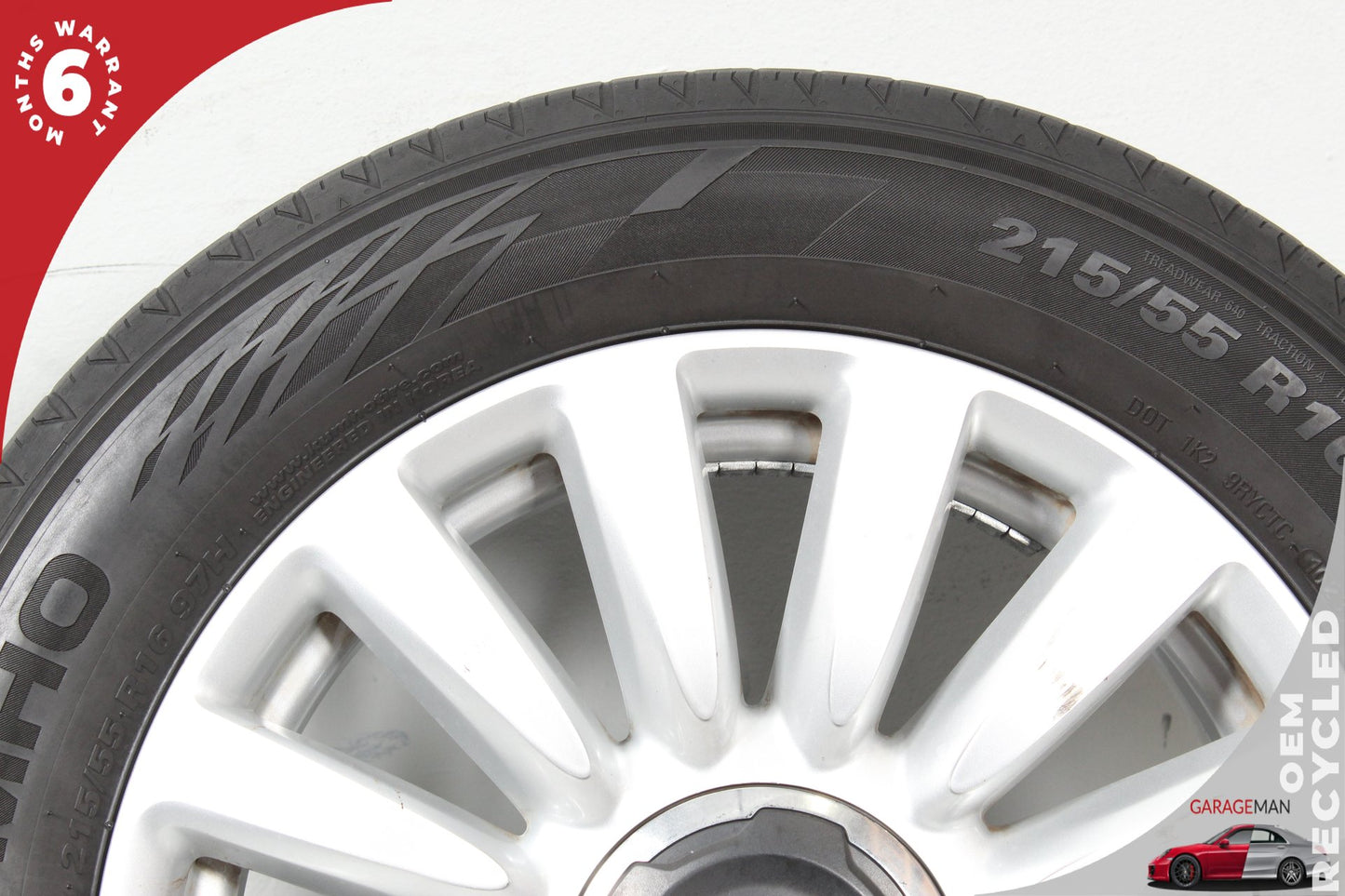 2014-2018 Fiat 500L 13 Spoke Wheel Rim w/ Tire 6.5JX16H2 ET39 735585995 OEM
