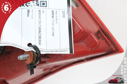 2009-2012 BMW 750i Rear Right Passenger Side Outer Tail Light Lamp 7182202 OEM