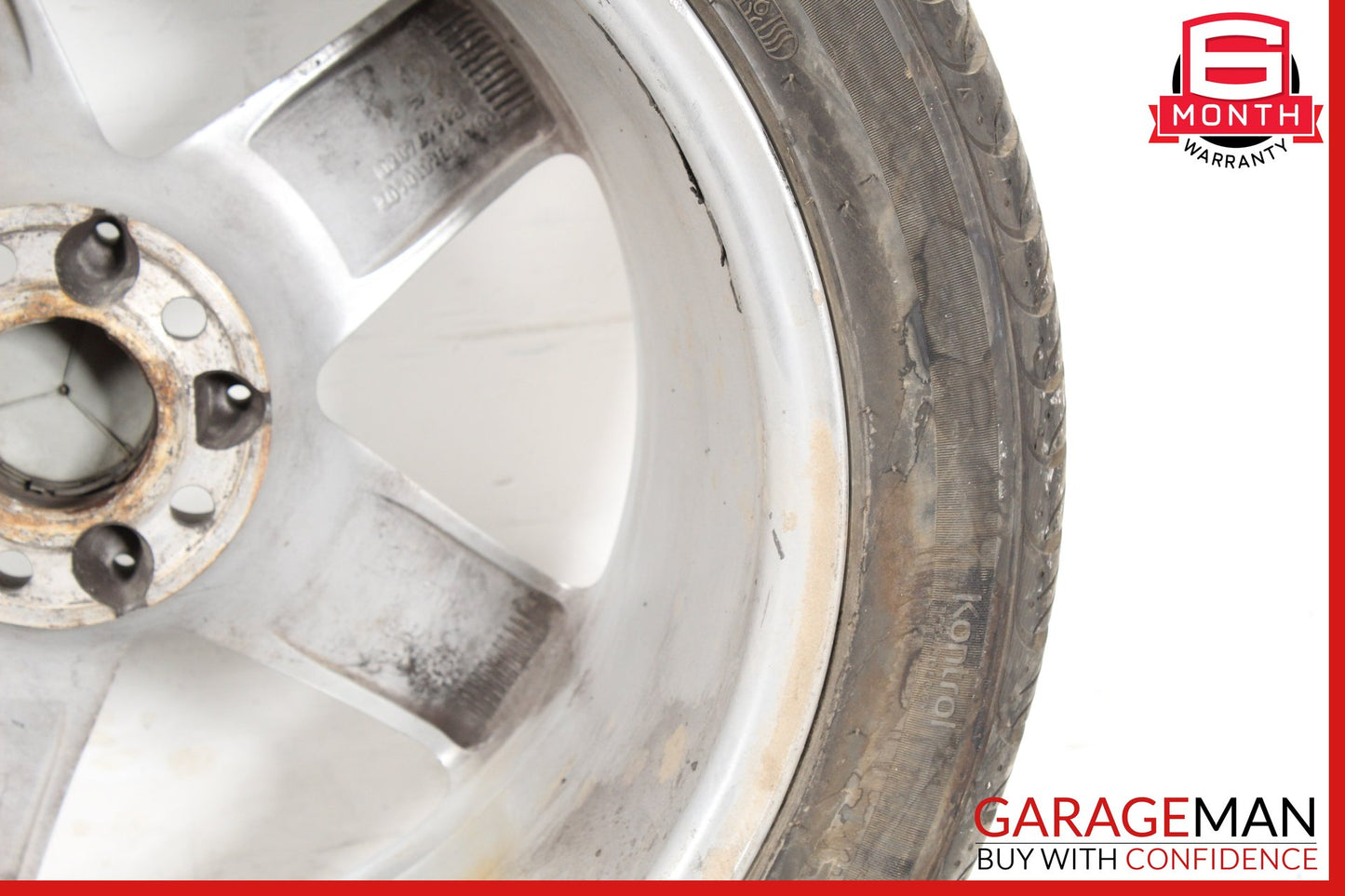 2003-2006 Mercedes R230 SL500 Front Wheel Rim w/ Tire 8.5JX18 H2 ET35 OEM