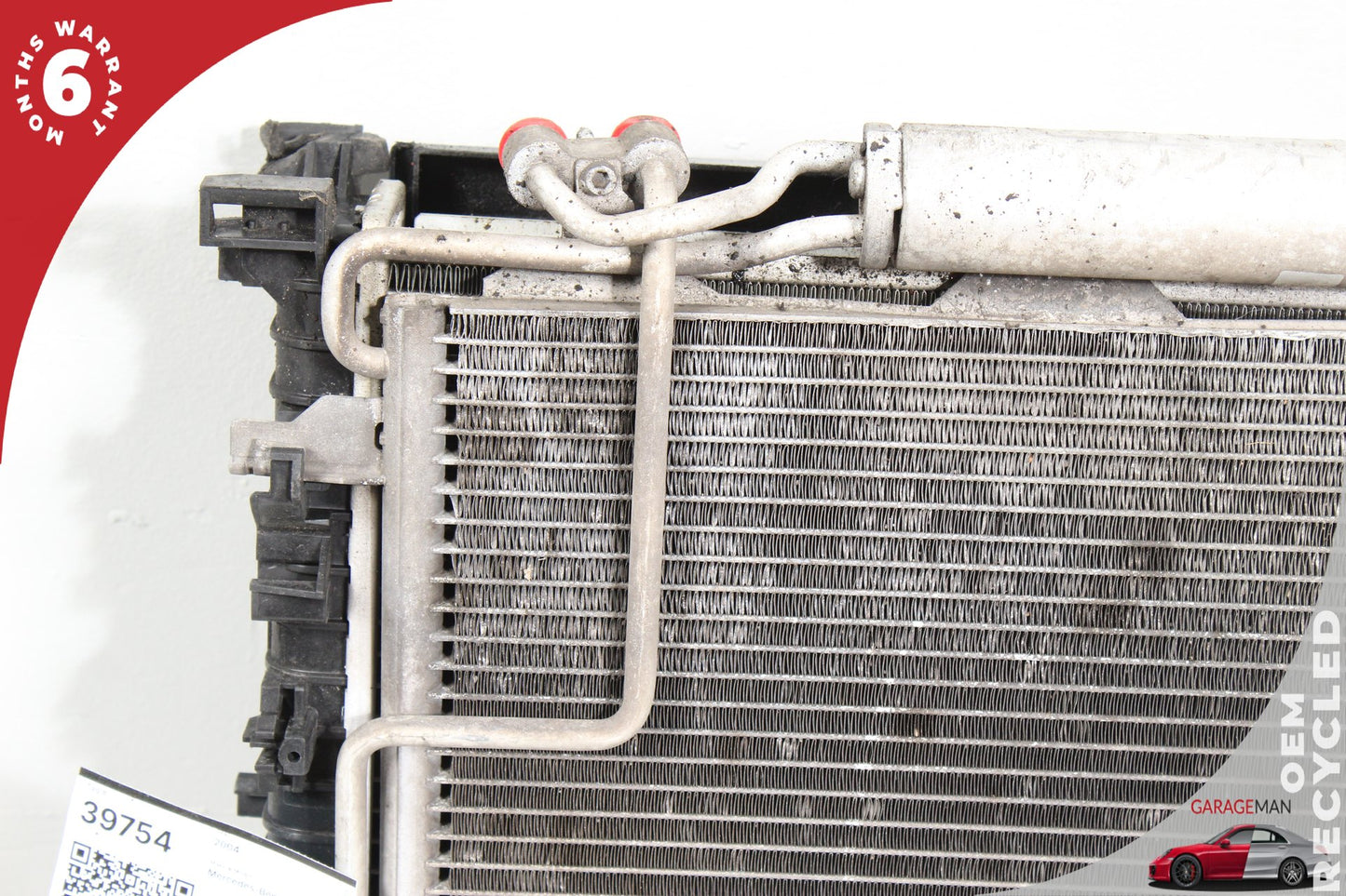 2003-2009 Mercedes-Benz E500 W211 Sedan Engine Cooling Radiator AC A/C Condenser Assembly 2115001154 OEM
