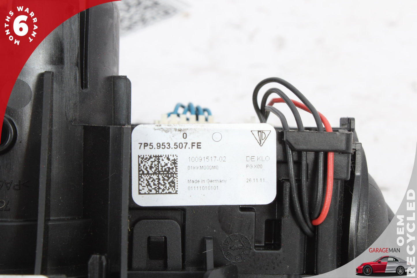 11-13 Porsche Cayenne S Hybrid 92A SUV  Steering Column Switch Clockspring 7P5953507FE