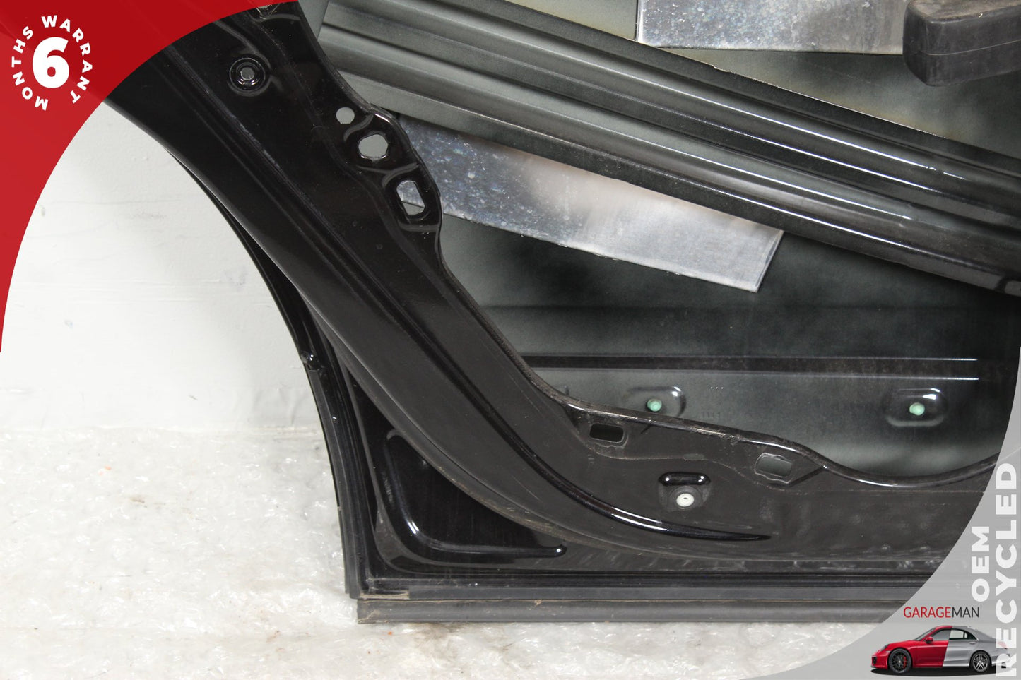 2011-2018 Porsche Cayenne 958 Rear Left Driver Side Door Shell Black OEM