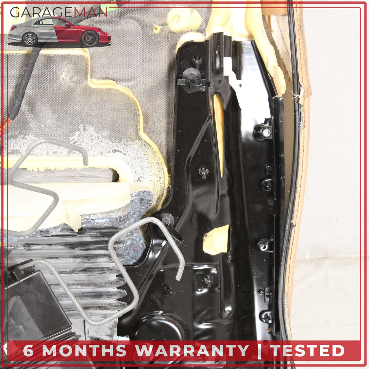 2010-2016 Porsche Panamera 970 Front Right Lower Bottom Seat Cushion Beige OEM