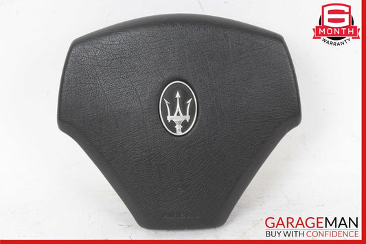 03-13 Maserati Quattroporte M139 Steering Wheel Airbag Black OEM