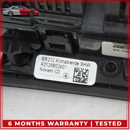 2010-2017 Mercedes W212 E400 A/C Heater Climate Control Switch 2129006727 OEM