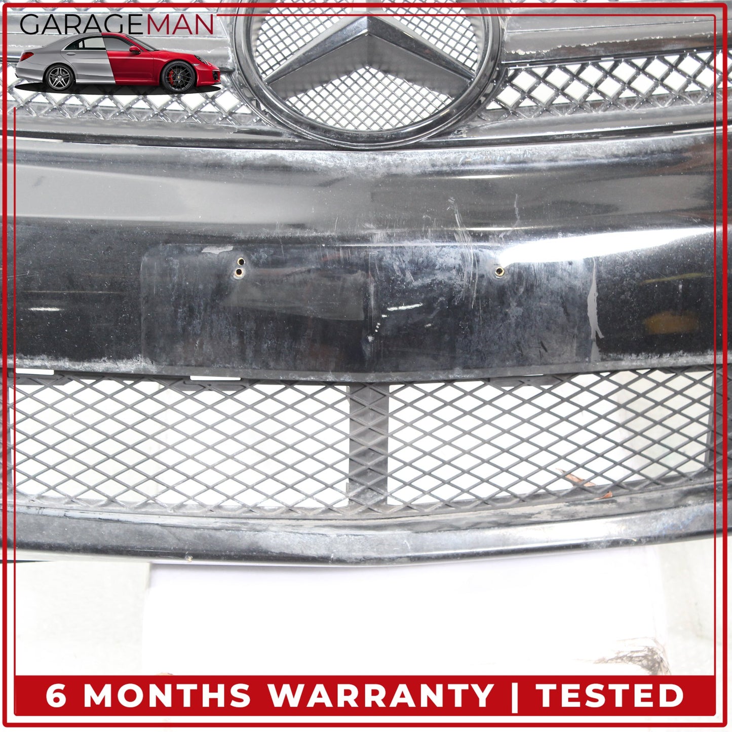 2003-2006 Mercedes R230 SL500 SL600 Front Bumper Cover Assembly Black OEM