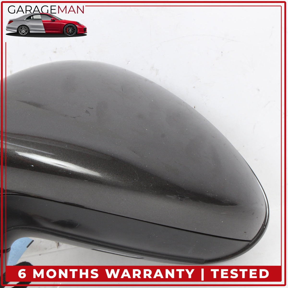 2010-2013 Porsche Panamera 970 Left Door Rear View Mirror Housing No Glass OEM