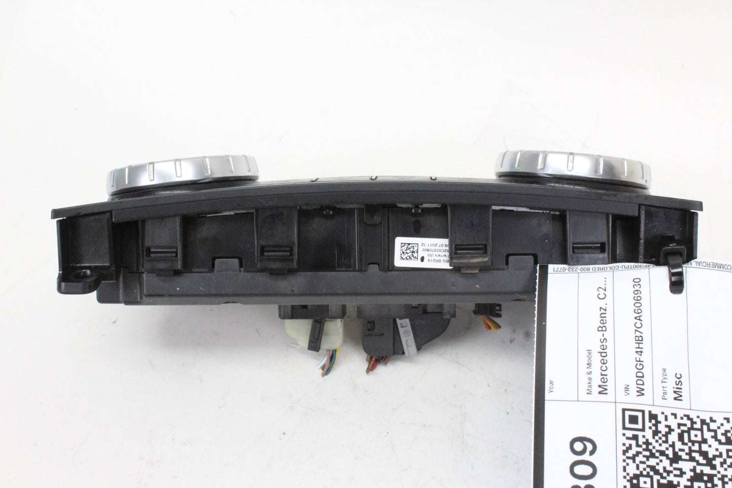 2012-2014 Mercedes C250 W204 AC Climate Control Panel 2049004003 Genuine