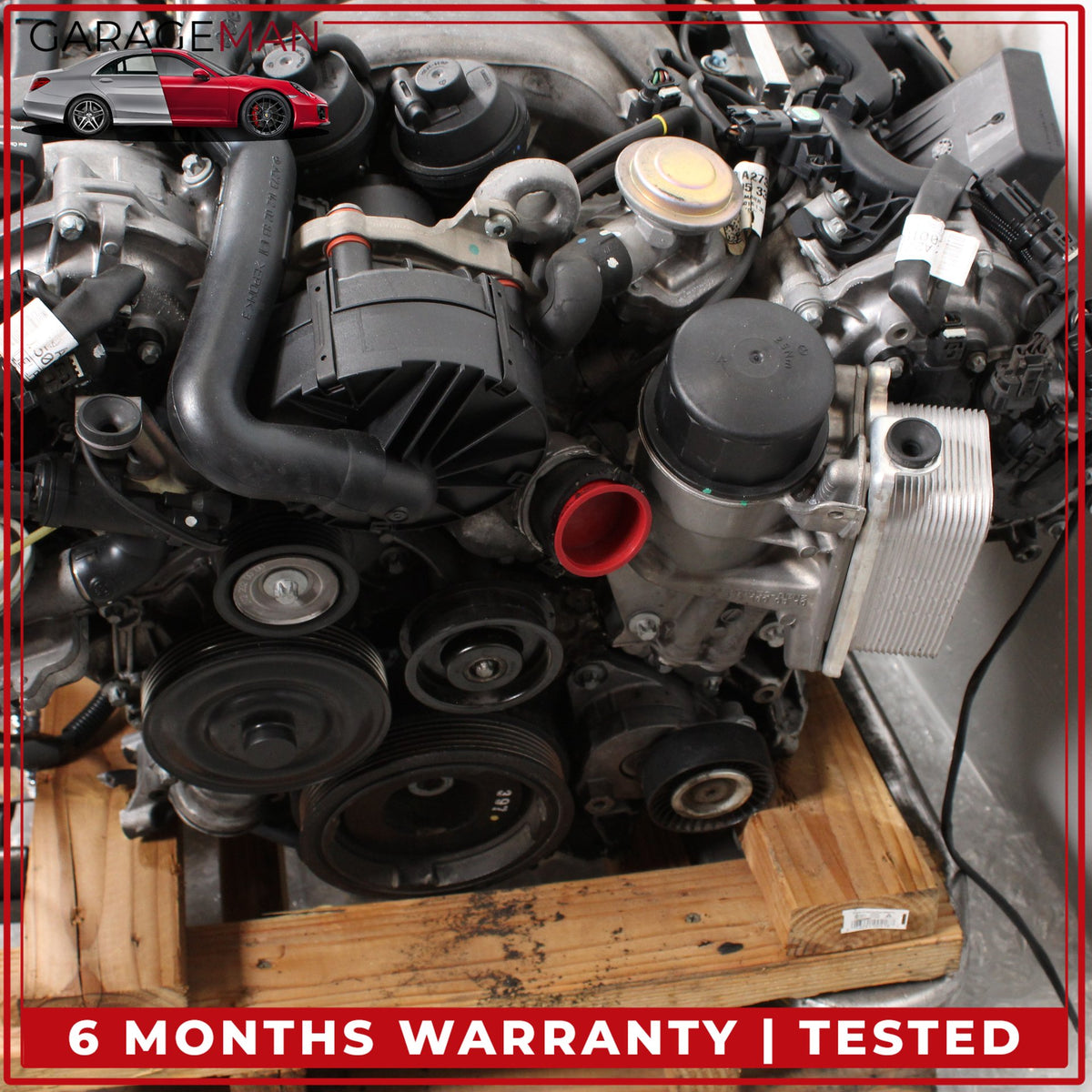 2007-2012 Mercedes R230 SL550 5.5L V8 M273 RWD Engine Motor Assembly OEM 122K