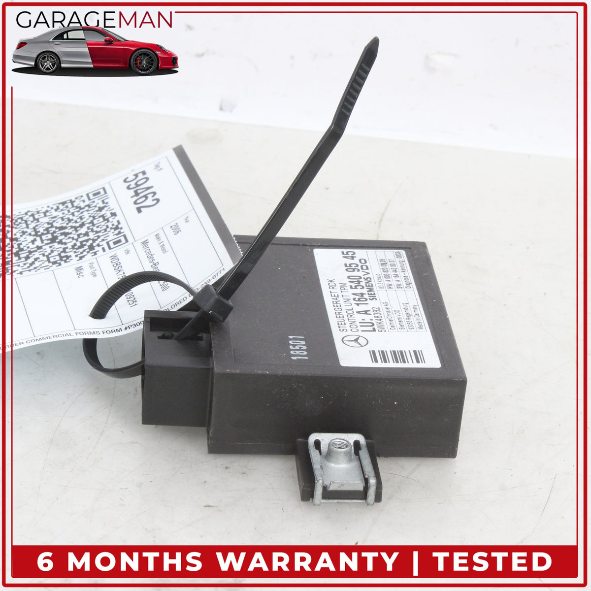 2006-2013 Mercedes R230 SL500 CL550 TPMS Tire Pressure Control Module Unit OEM