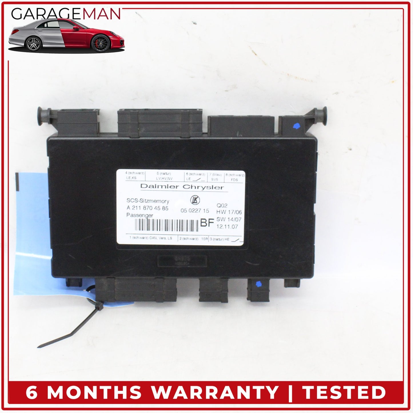 2003-2012 Mercedes X164 GL550 Front Right Seat Control Module 2118704585 OEM