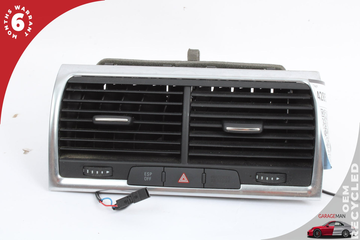 2007-2015 Audi Q7 Center Dash Air AC A/C Heater Vent 4L0820951 OEM