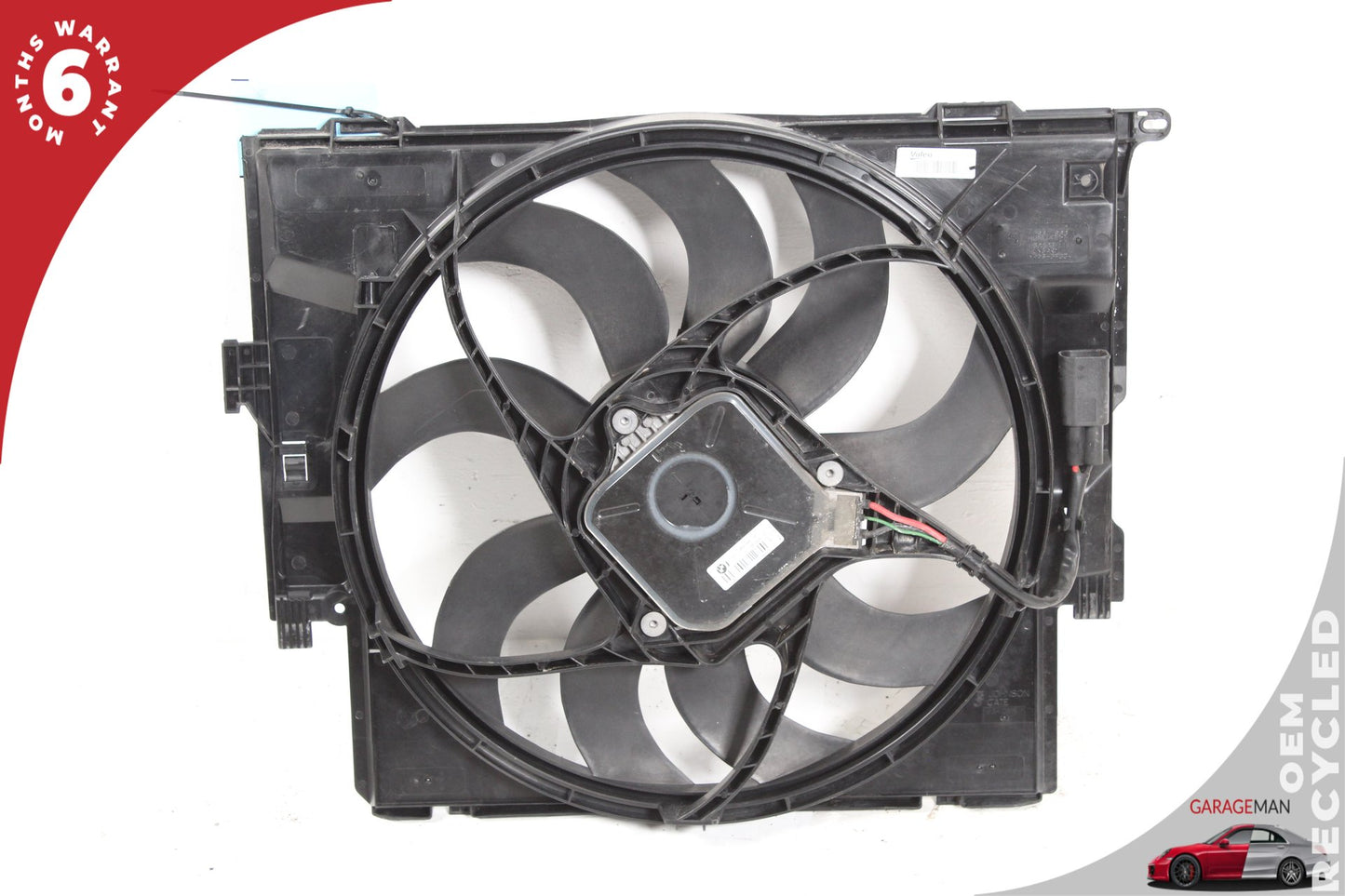 2012-2018 BMW 320i 228i Radiator Cooling Fan w/ Shroud 8641946 OEM
