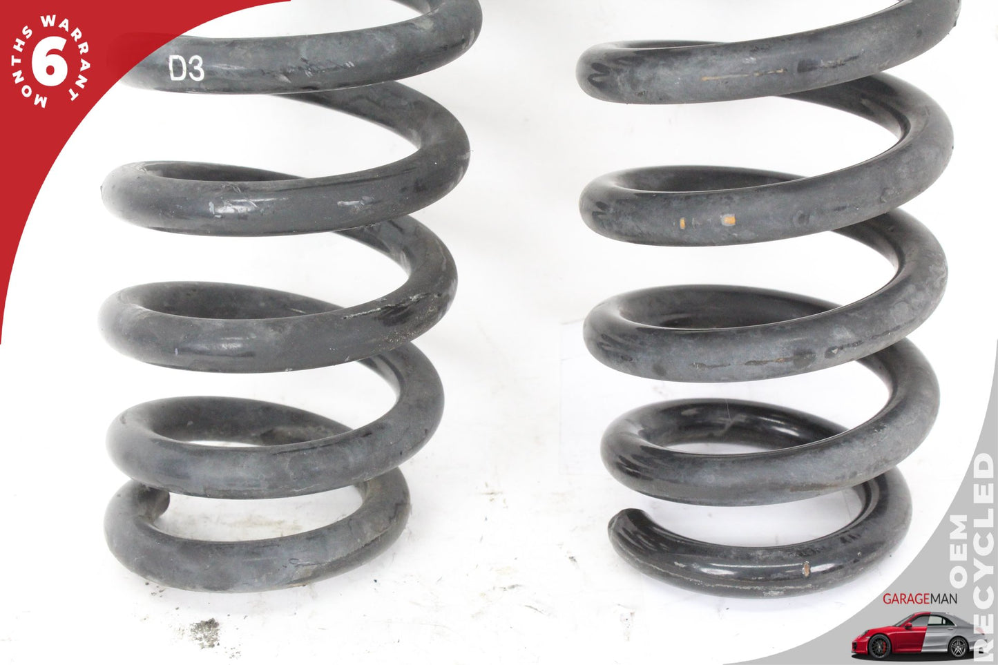 2011-2013 BMW 335is 328i Rear Left and Right Side Coil Spring Set 6767337 OEM