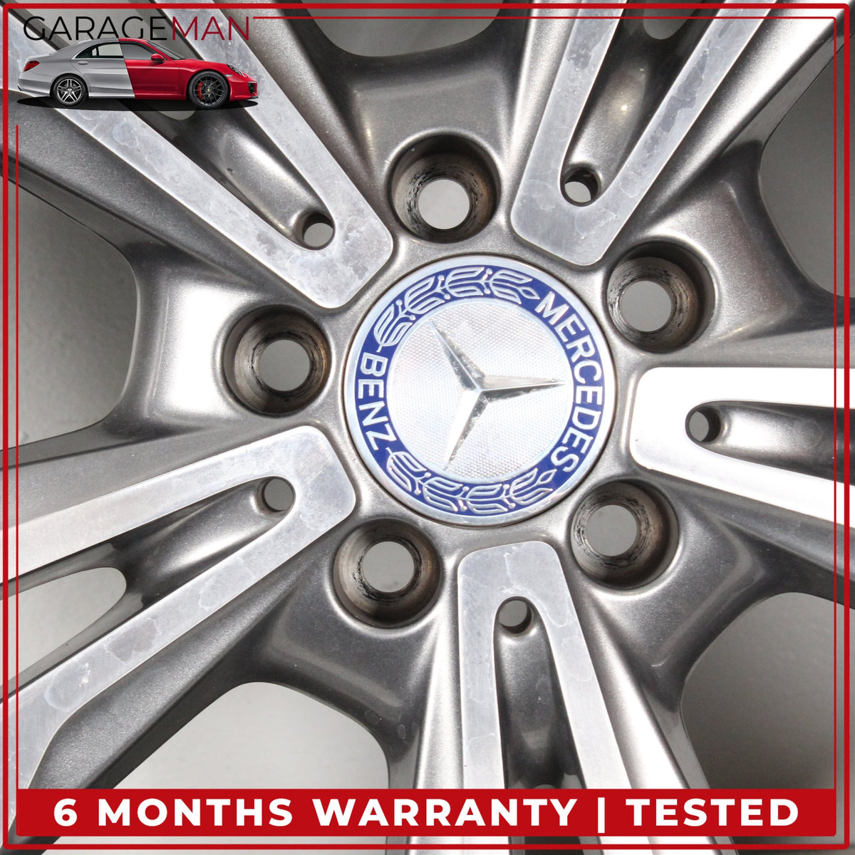2015-2023 Mercedes W205 C300 Front or Rear Wheel Rim w/ Pirelli Tire 7.5JX18 OEM