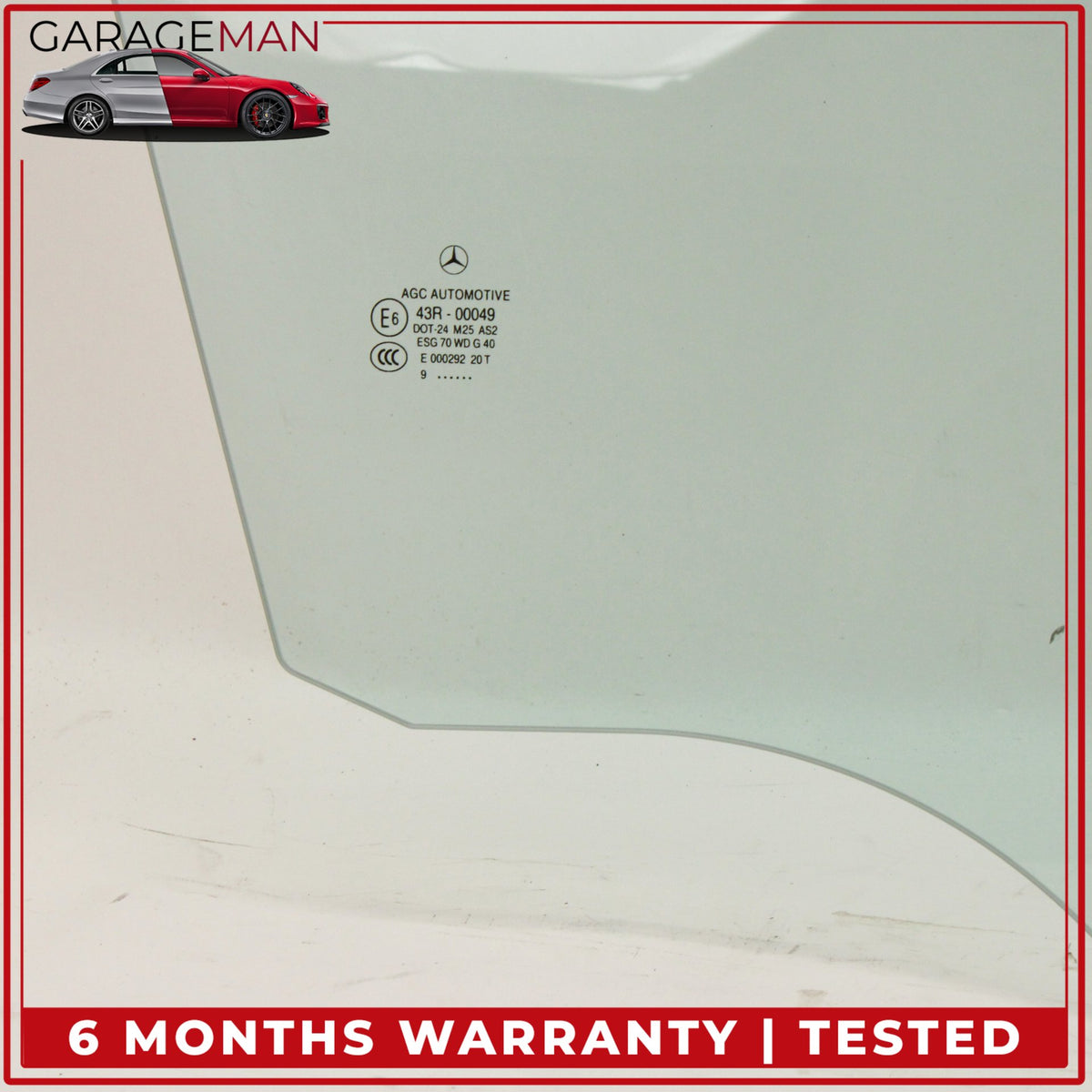 2010-2015 Mercedes X204 GLK350 GLK250 Front Right Side Door Window Glass OEM